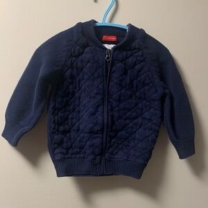 4/30$ Zara navy blue sweatshirt 12-18months